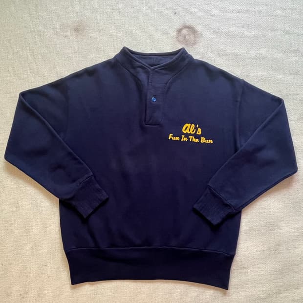 DUBBLE WORKS HALF BUTTON UP SWEAT SHIRTS