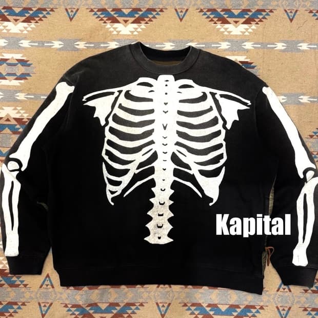 [3][L] 캐피탈 본 플리스 비바크 빅 스웻셔츠