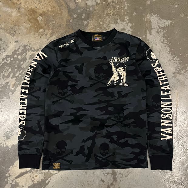 밴슨레더 베티붑 카모롱슬리브 S