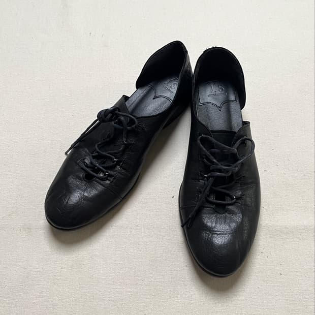 요지야마모토 사이드오픈 레이스업 슈즈 yohji yamamoto y’s