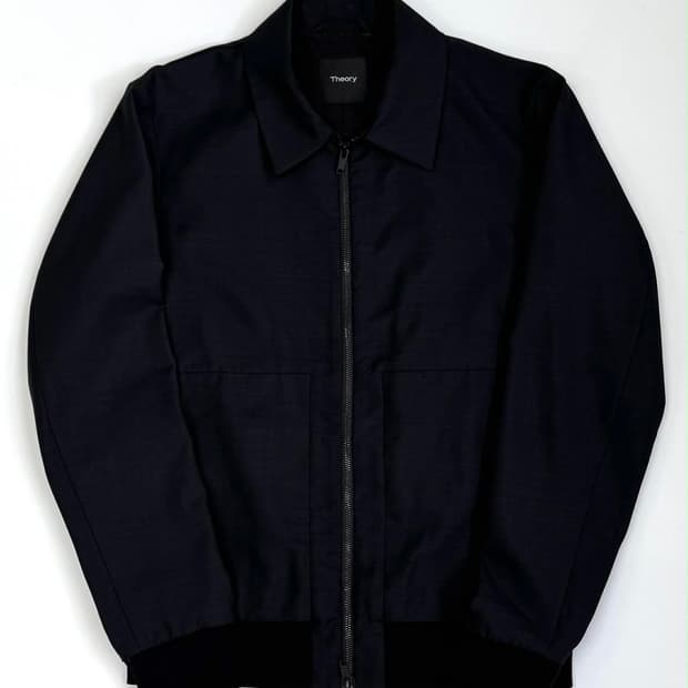 [S] 띠어리 매장판 나일론 블루종 집업 자켓