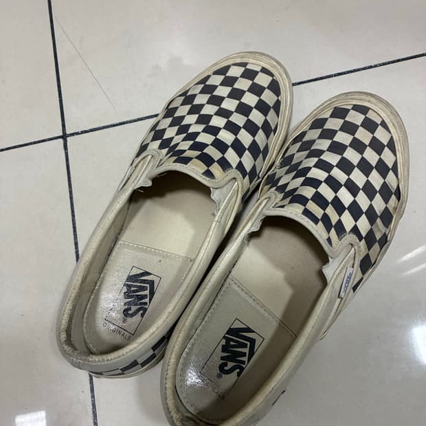 반스 볼트 슬립온 체커보드 구버전
