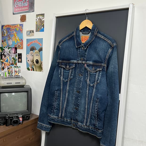 Levis 리바이스 인디고 워싱 데님 트러커 자켓