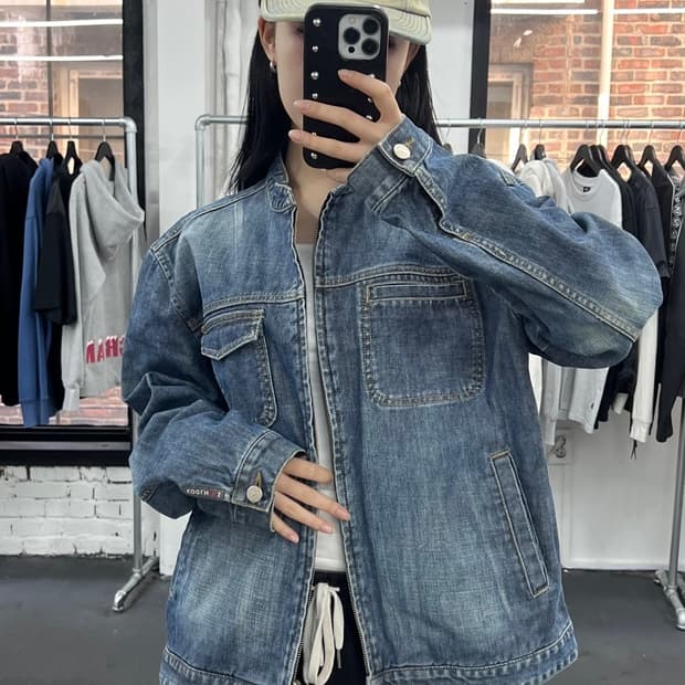 Kool Haas 집업 데님자켓