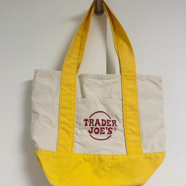 트레이더조 에코백 미니 (옐로우)