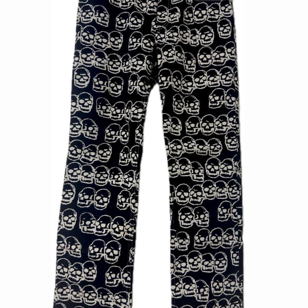 히스테릭 글래머 스컬패턴 팬츠