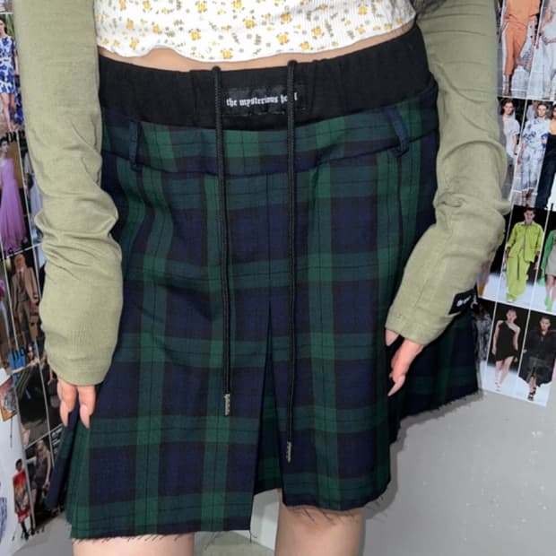 더미스테리어스호텔 레이어드 스커트