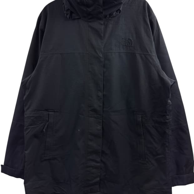 노스페이스 마운틴 나일론 롱자켓 올블랙1402