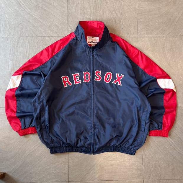 마제스틱 정품 레드 삭스 자켓