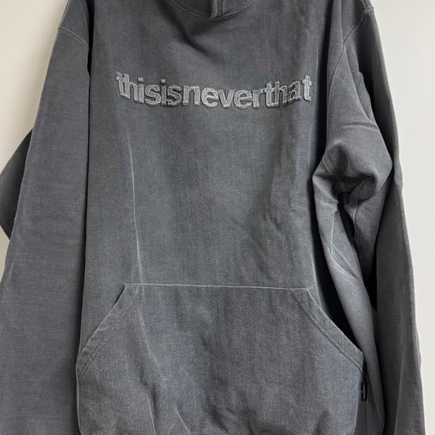 [L] 디스이즈네버댓 피그먼트 다잉 오버핏 맨투맨