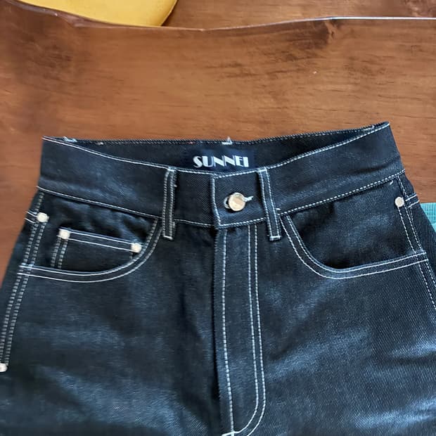 써네이 클래식 데님 팬츠 s 사이즈