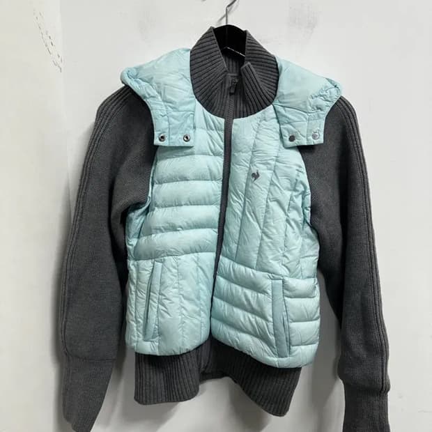 여쿨 추천 르꼬끄 경량 니트 패딩