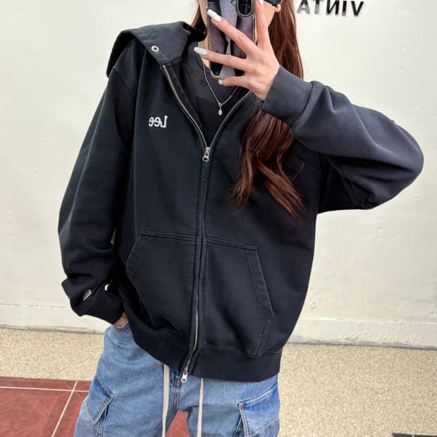 LEE 투웨이 후드집업