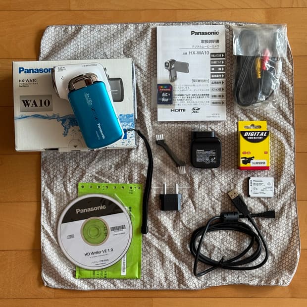 풀박스 파나소닉 HX-WA10 빈티지캠코더 산요 CA100 디카 카메라