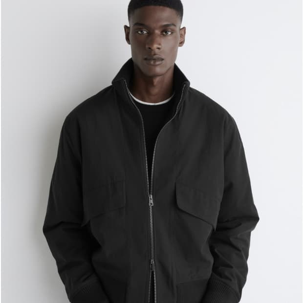 [xl] COS 패티드 코튼 플라이트 자켓