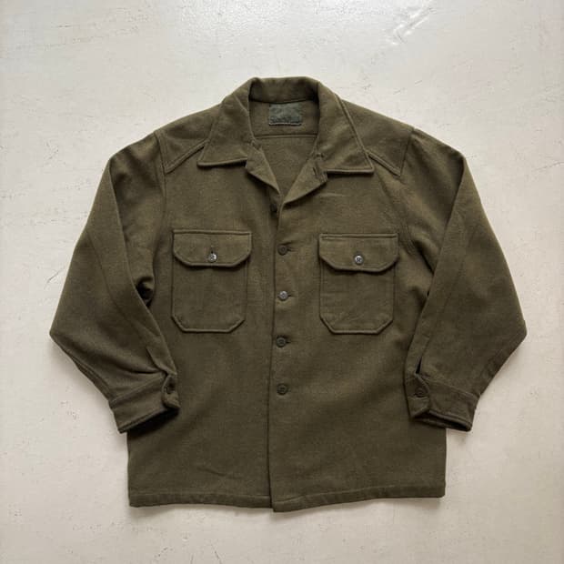 70-80’s Canadian Army og-108 Wool Shirt.