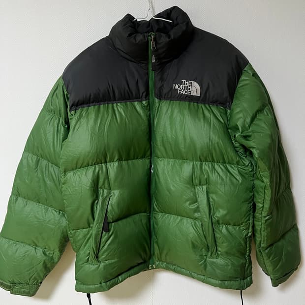 노스페이스 700 눕시 그린 패딩 95