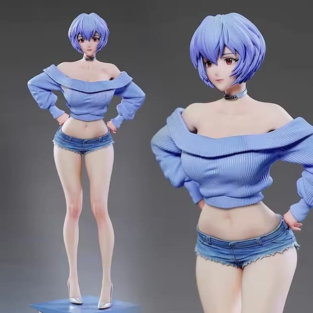 신세기 에반게리온 아야나미 레이 케쥬얼 피규어