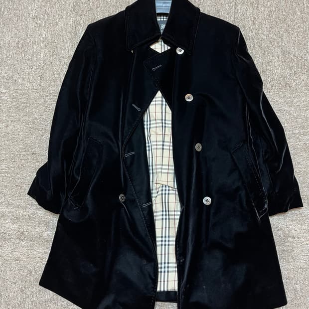 Burberry Black Label Velvet coat