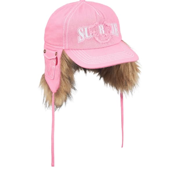슈프림 트루릴리전 이어플랩 볼캡 핑크 L/XL