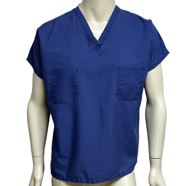 미국 미군 수술복 간호사 군의관 브이넥 반팔 티셔츠 (M)