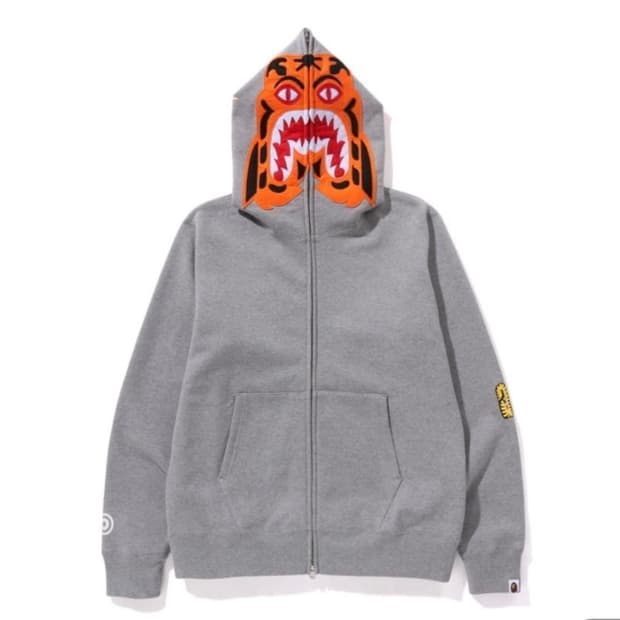 베이프 타이거 후드집업 