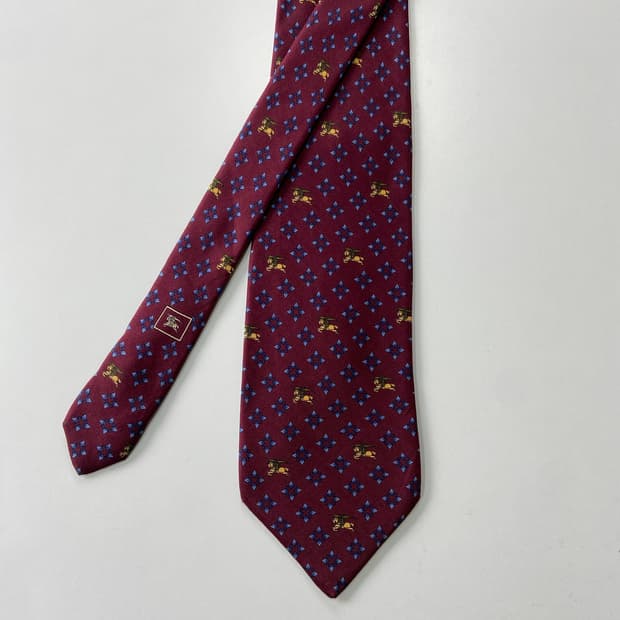 버버리 모노그램 명품 정품 넥타이 (Burberry)