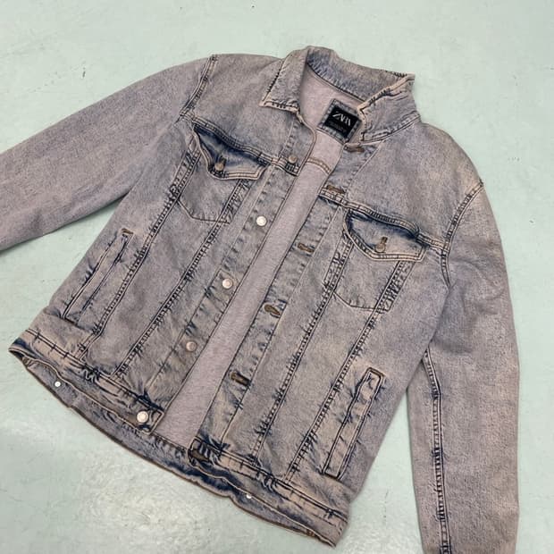 자라 데님 자켓 xl