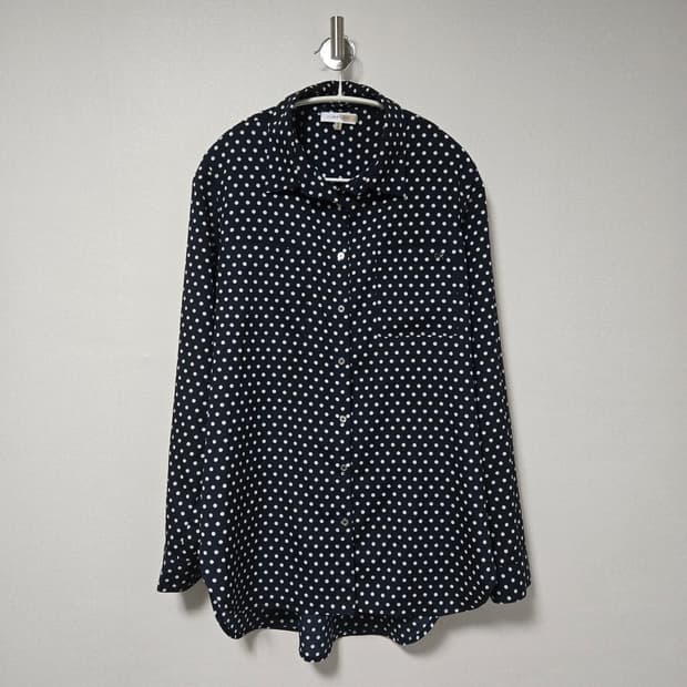 캘빈클라인 도트 블라우스 / 여성 블라우스/ 여자 블라우스 