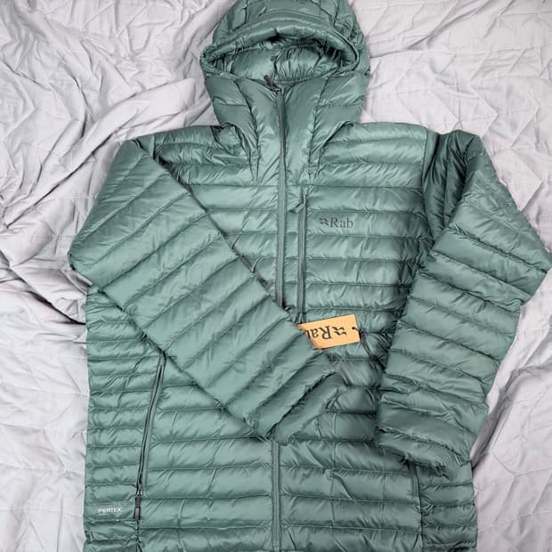 Rab 랩 경랭패딩 sage green xl