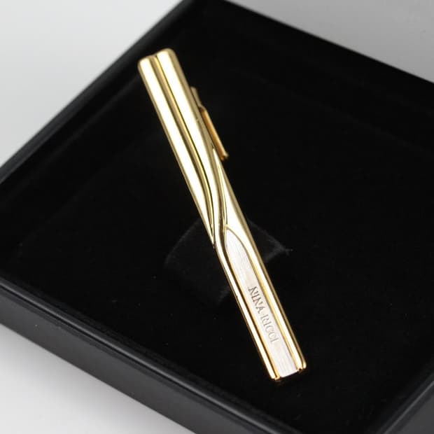 니나리치 A-등급 6cm 남자 명품 넥타이핀 빈티지