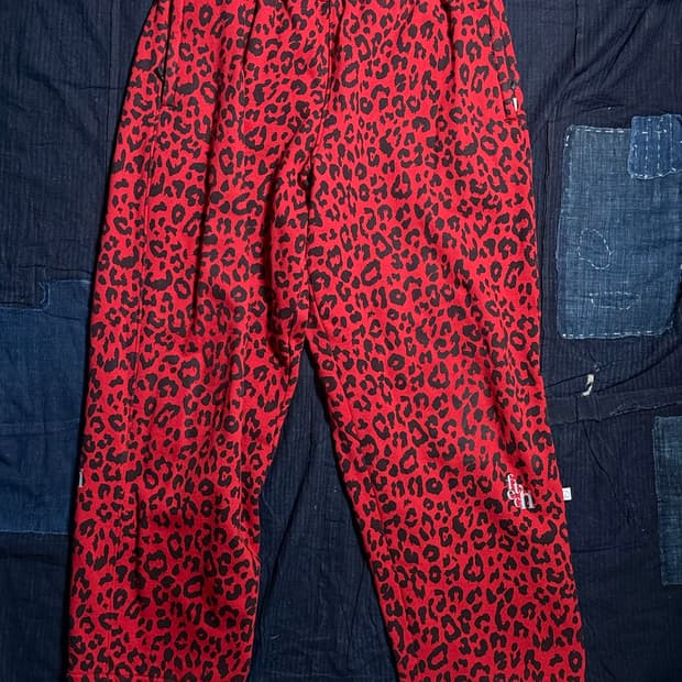 패치선데이 트랙 팬츠 레드 XL