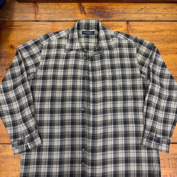 입생로랑 클래식 체크 와이셔츠 사이즈100 새상품수준