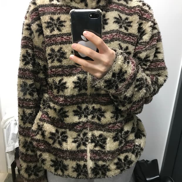 컨버스 노르딕 보아털 플리스집업