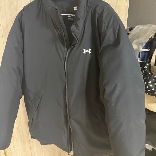 언더아머 남성 블랙 패딩 3XL