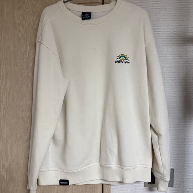 그루브라임 맨투맨 L 빈티지 감성 디테일 스트릿핏