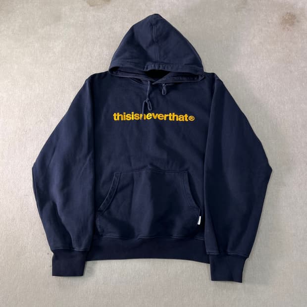 100 디스이즈네버댓 빅로고 후드티