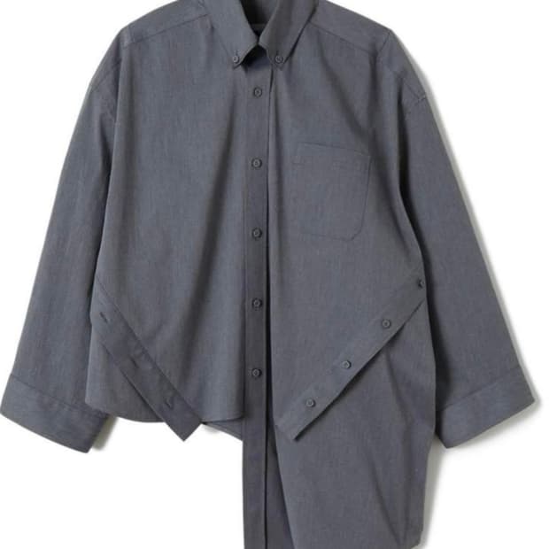 perverze waist tie shirts (dark navy)