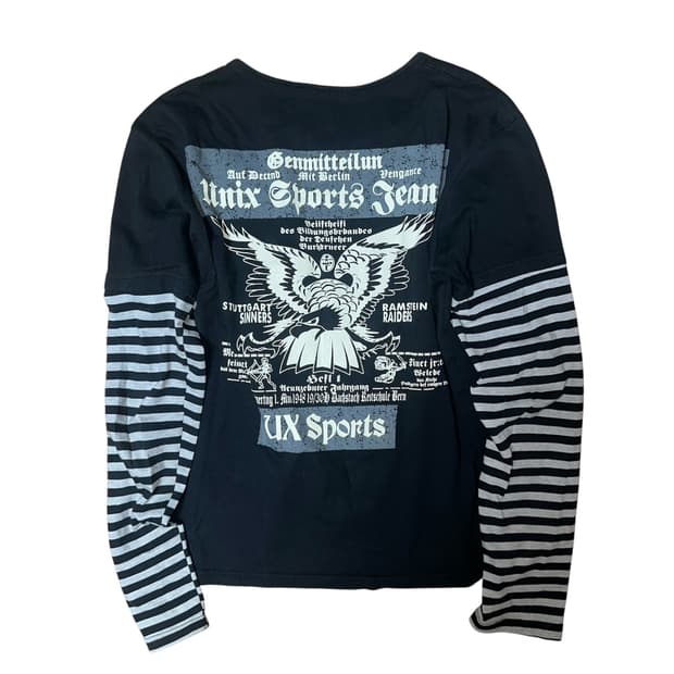 y2k 펑크 레이어드 롱슬리브