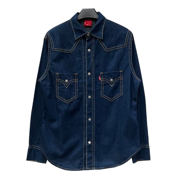 리바이스 TYPE-1 타입원 웨스턴 데님 셔츠 L