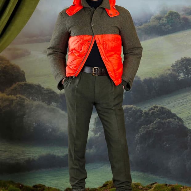 랄프로렌 퍼플라벨 RRL 폴로 / 울트위드 다운 패딩 / XL