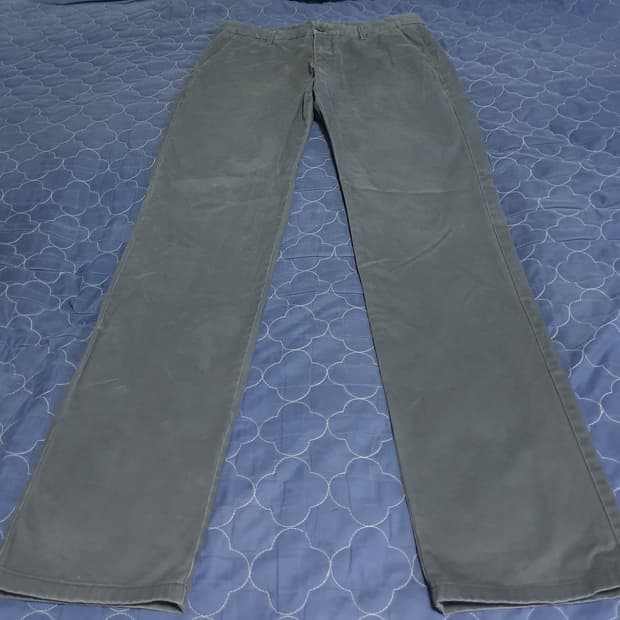 (빈티지) 코스모폴리탄 비노 피그먼트 코튼 치노팬츠 다크그레이 (34)
