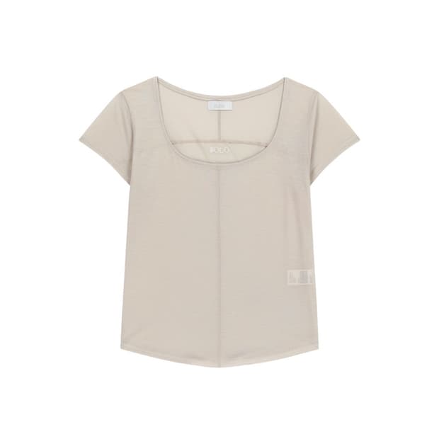 오호스 Flatseam Tee / Oatmeal