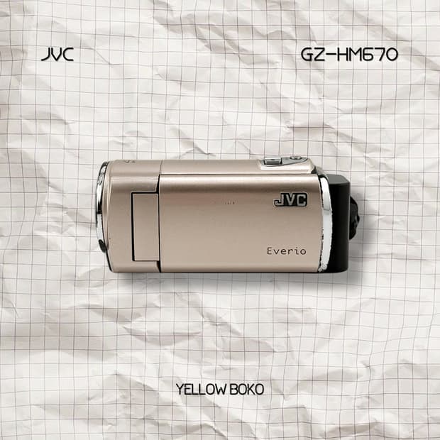 [레트로무비] JVC 켄우드 GZ-HM670 캠코더 비디오 카메라