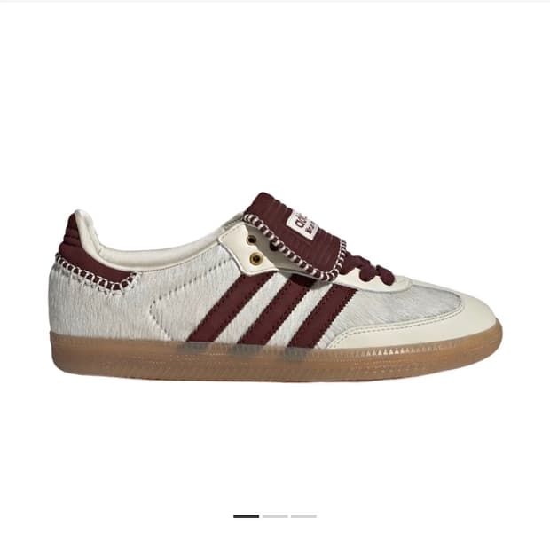 아디다스 x 웨일스 보너 포니 토널 삼바 크림 화이트 미스테리 브라운