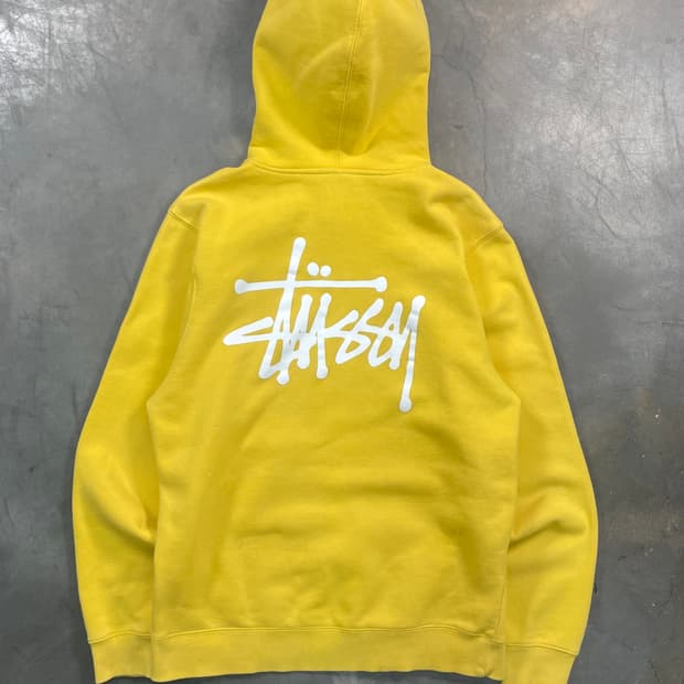 스투시 스탁로고 스웻후드