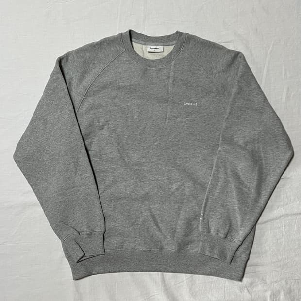 L) 커버낫 스몰 로고 맨투맨 그레이