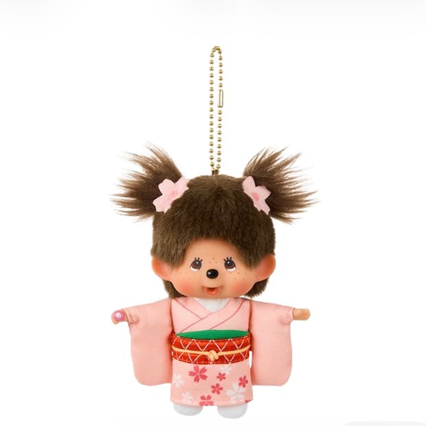 몬치치 사쿠라 기모노 키링