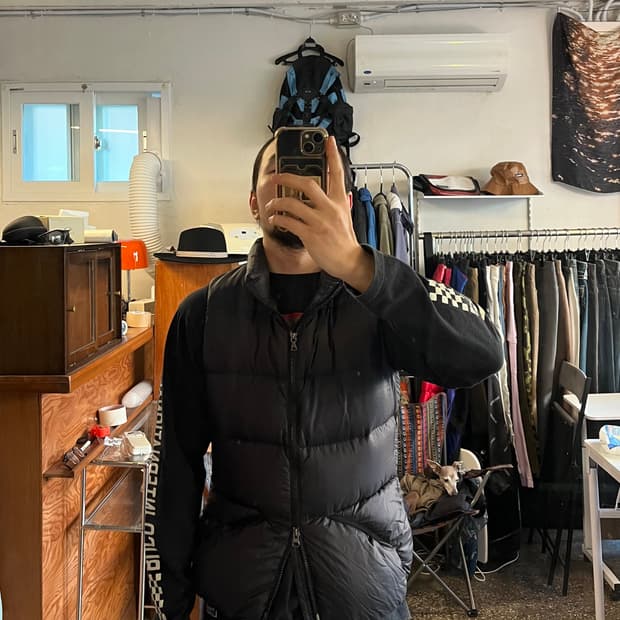 히스테릭 글래머 HG 다운패딩조끼