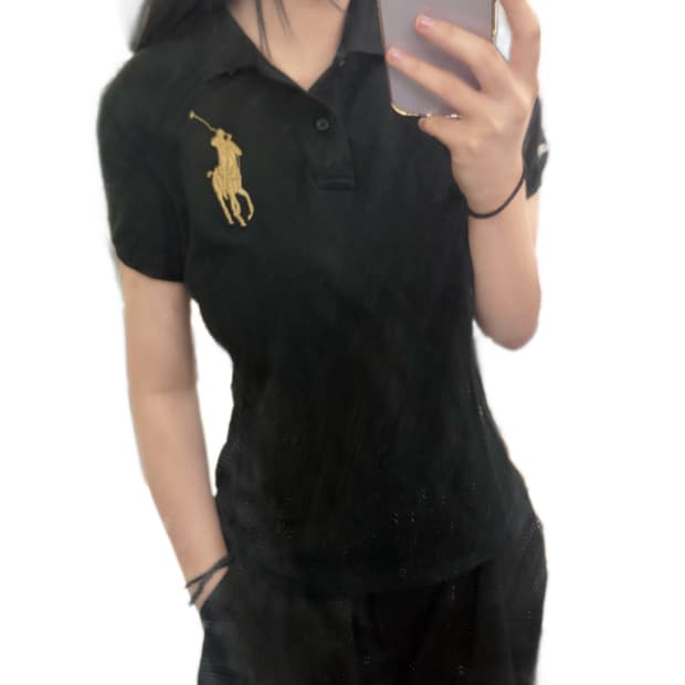 폴로 랄프로렌 빅포니 골드 블랙 카라티 PK 정품